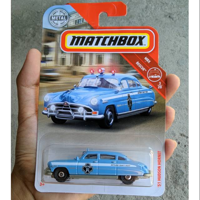 matchbox hudson hornet police car