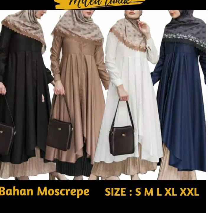 Terlaris.. Long Tunik - Atasan Tunik - Tunik Murah - Tunik Putih - Tunik Polos - Tunik Remaja - Busu