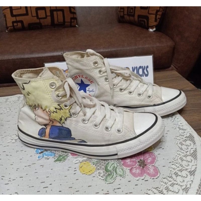 Sepatu Convers All Star Hi Anime Naruto Sasuke Size 41