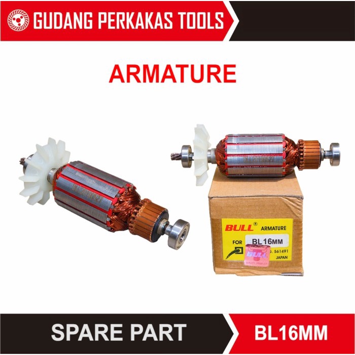 BULL ARMATURE BL16MM