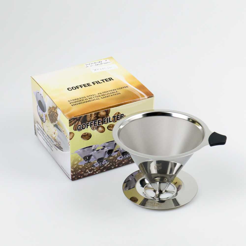 TD-AI04 One Two Cups Filter Penyaring Kopi Double Layer Coffee Filter - V60