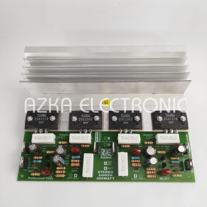Kit Power Amplifier Sanken Stereo 2x400W