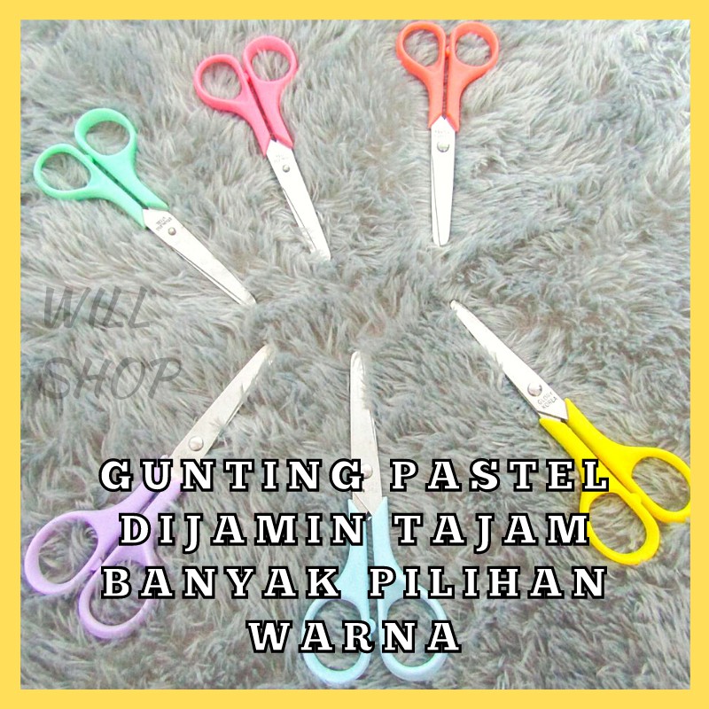 

BEST SELLER GUNTING TAJAM MADE IN KOREA WARNA PASTEL GUNTING LUCU PERLENGKAPAN KANTOR ATK TERMURAH READY COD