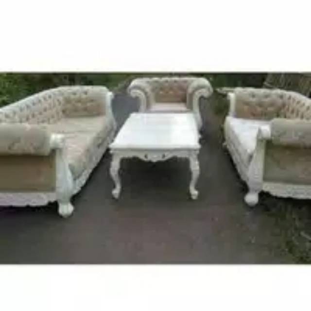Kursi tamu mewah duco putih mebel jepara,furniture