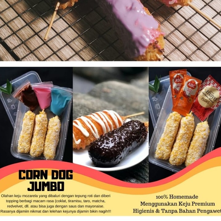 

MAMA KAY CORNDOG ISI 3 JUMBO