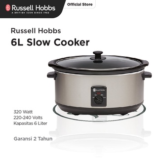 Russell Hobbs 6L Slow Cooker / Alat Masak Elektrik