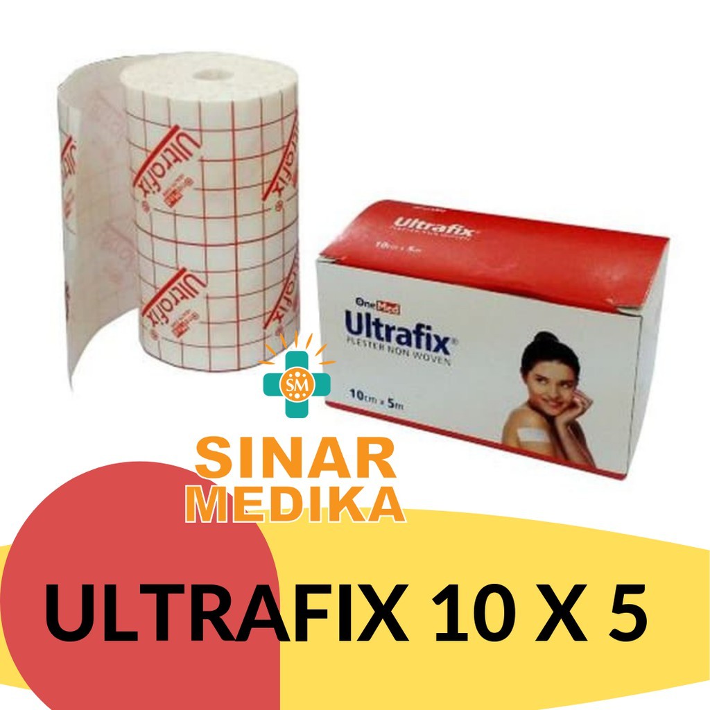 ULTRAFIX 10 CM X 5 METER . PERBAN LUKA PUTIH . PLESTER PUTIH UNTUK LUKA