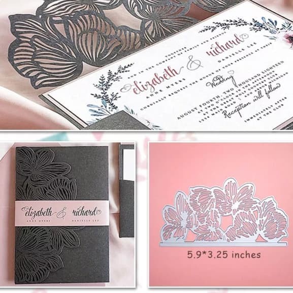 

Hemat Metal Cutting Dies - Lace Border 02 For Cards, Scrapbooking Promo