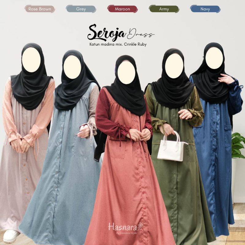 Dress Seroja / Gamis Seroja