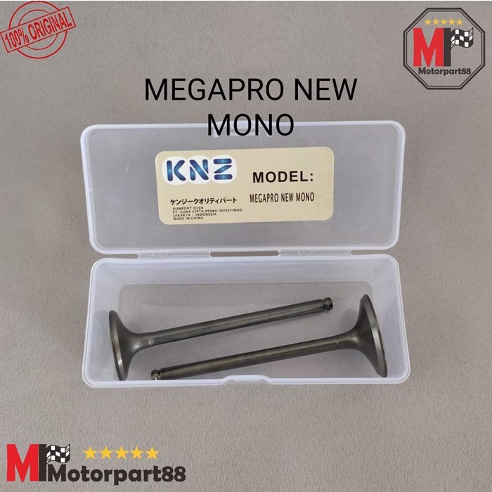 PAYUNG KLEP VALVE SET EX IN MEGAPRO NEW MONOSHOCK VERZA KYE