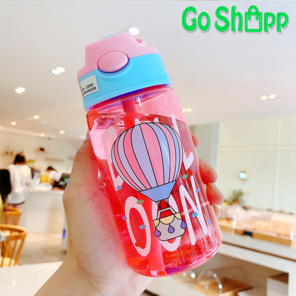 Botol Minum Anak Sedotan BPA FREE - Botol Minum Sekolah Motif Karakter Lucu Viral Import Terbaru - Botol Minum Anti Tumpah Kekinian [BT03]