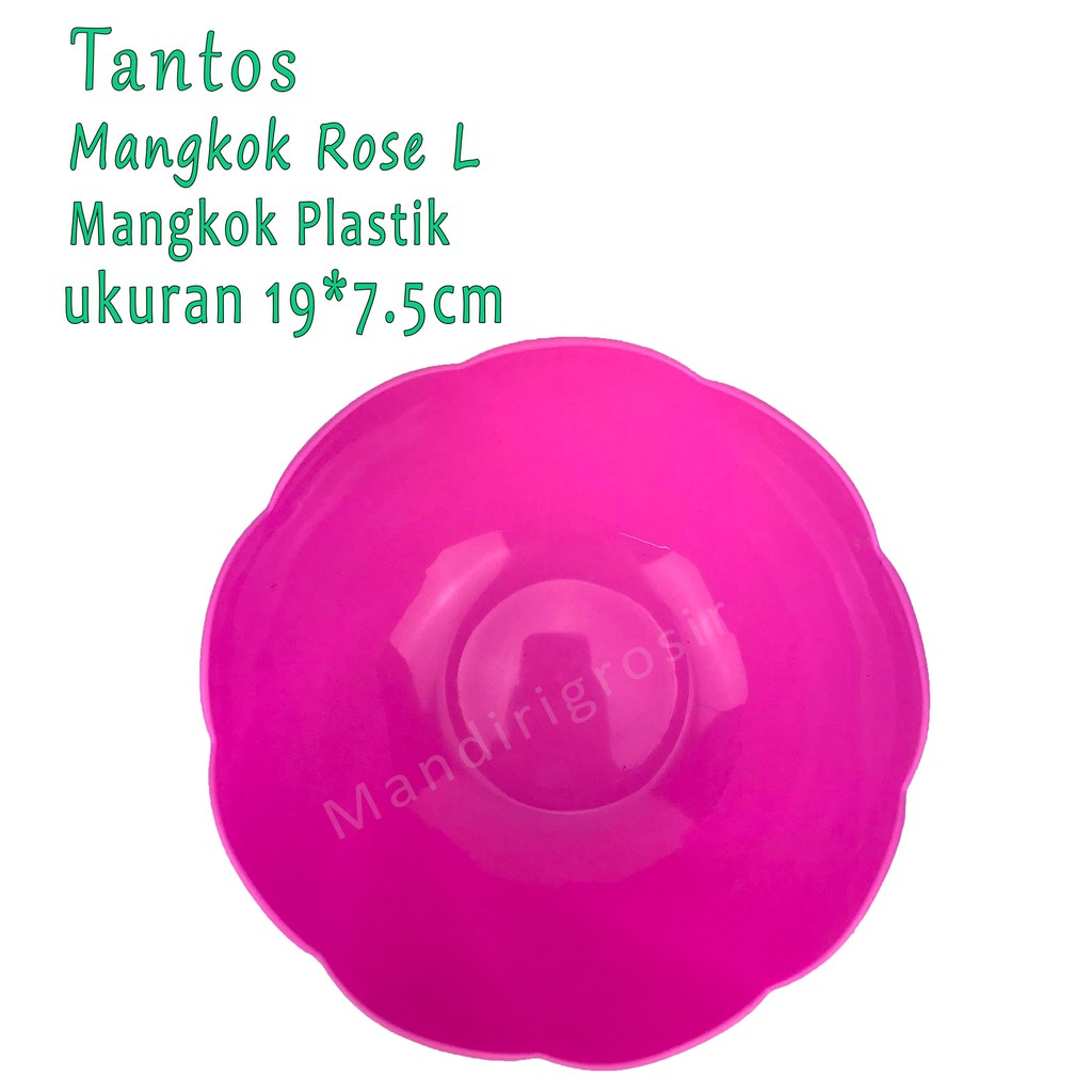 Mangkok bentuk bunga * Mangkok Rose L * Pink *5156