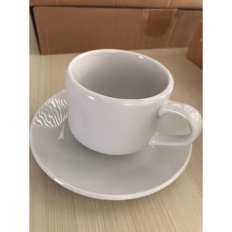 12PCS Cup and Saucer Set Sango Set Gelas dan Piring kecil untuk kopi/teh cangkir imut minum ngopi