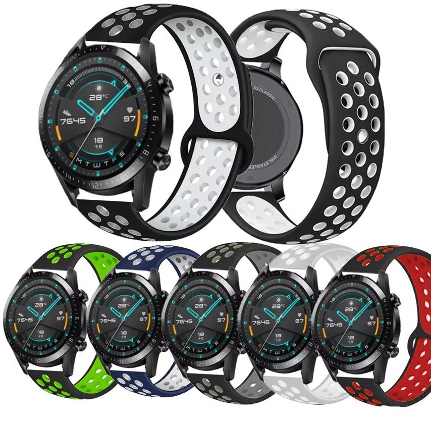 TALI JAM STRAP HUAWEI GT GT 2 46MM MODEL NIKE RUBBER BAND KARET