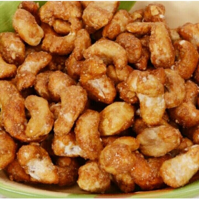 

4eh 500Gram (1/2Kg) Kacang Mede Goreng Madu ( Mete ) Murah Harga Grosir - Mede Madu 60Jhh