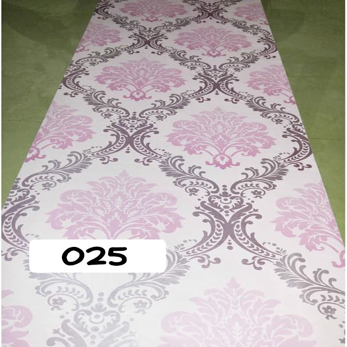 Wallpaper dinding 3d kamar tidur / Wallpaper dinding kamar tidur anak wallstiker Motif Ulir Batik Polkadot Mix Ukuran 45Cmx 5 Meter-GH025-5M