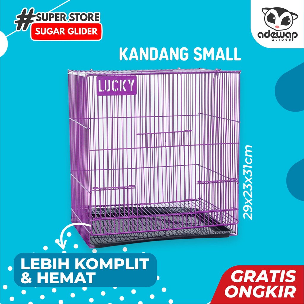 ADEWAP GLIDER Kandang Lipat Small Kecil Sugar Glider