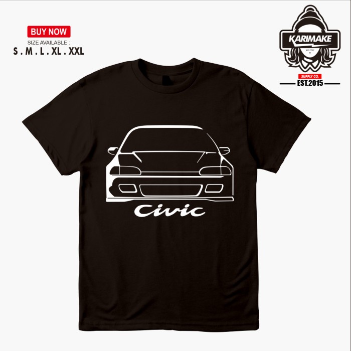Kaos Baju Mobil Honda Civic Estilo Kaos Otomotif