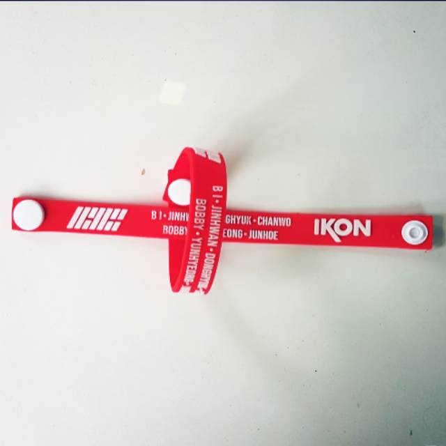 ikon gelang kpop rubber wristband