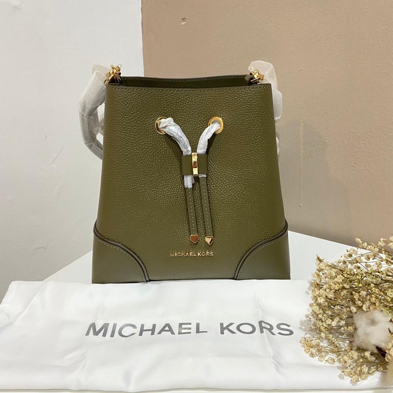 michael kors MK mercer small olive army