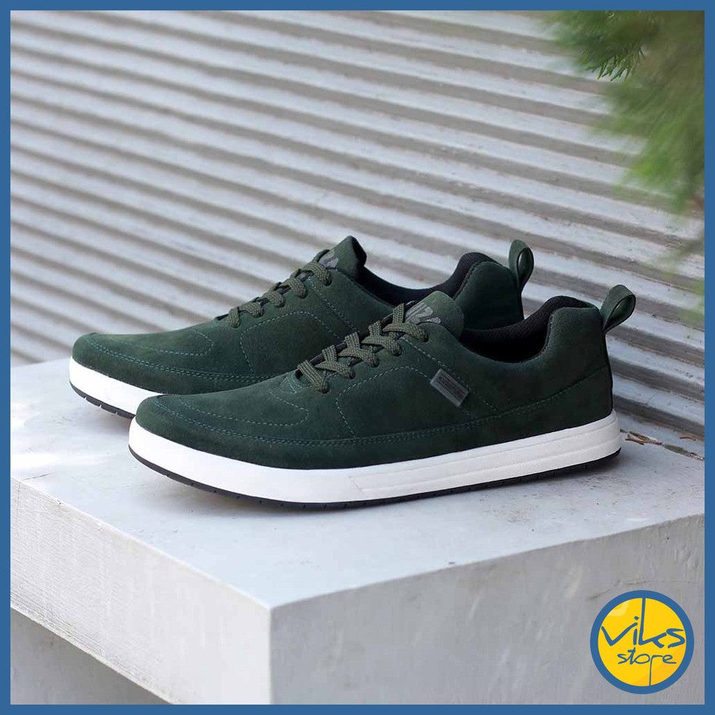 Sepatu Sneakers Pria Cowok Tali Style Casual Distro Kuzatura Original Suede Lokal Premium Elegan