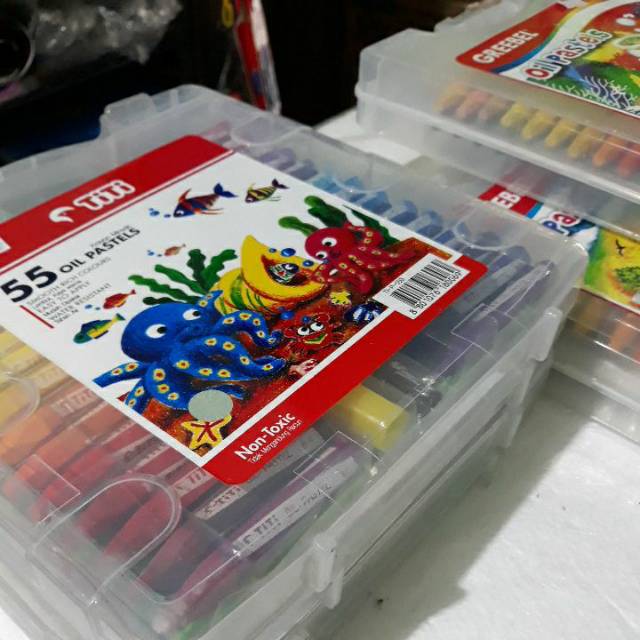 

Crayon FABER-CASTELL/JOYKO 36/48/55 /GREEBEL 48/55/ V-TRO 36 Warna non - toxic