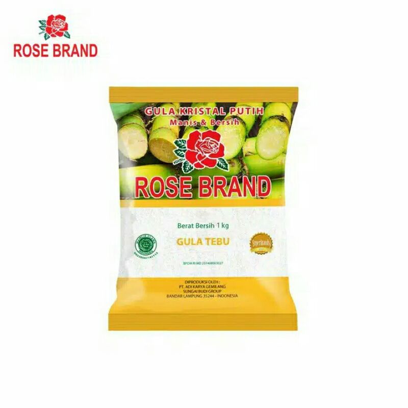 

Rose Brand gula pasir kristal 1 Kg