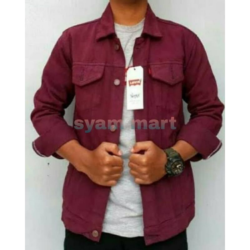 JAKET JEANS PRIA/ JACKET DISTRO / JAKET COWO ITEM BEST SELLER PREMIUM MURAH