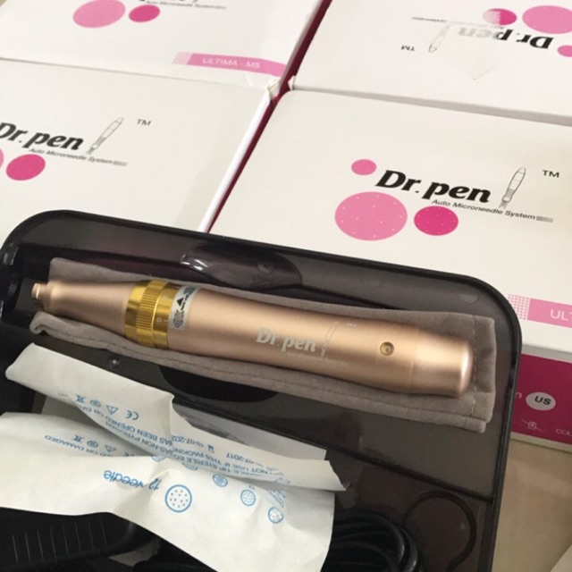 DR.PEN M5 NO WIRELESS GOLD MESIN SULAM ALIS BBGLOW EYELINER BIBIR