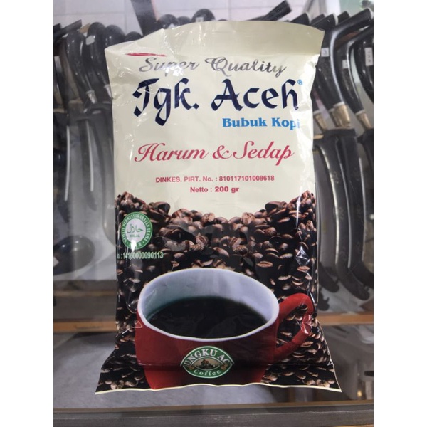 

Kopi tgk. Aceh 200gr / bubuk kopi Tengku Aceh 200gr