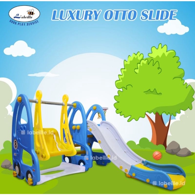 KC-517 luxury otto / london bus slide &amp; swing / perosotan &amp; ayunan KC517