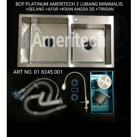 SINK / BCP 2 Lbg AMERITECH STAINLESS - Medan