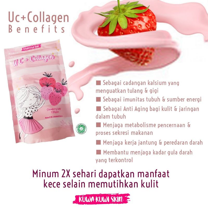 ❤️Sakila❤️UC COLLAGEN GLUTATHIONE DRINK MEMUTIHKAN TANPA MEMBUAT GEMUK