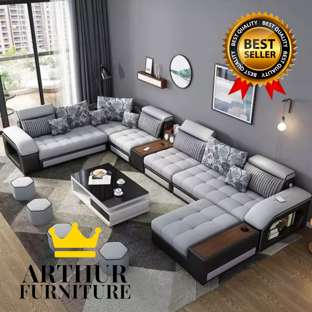 Jual SOFA LETTER U MODERN / SOFA LETTER U MINIMALIS / SOFA LETTER U