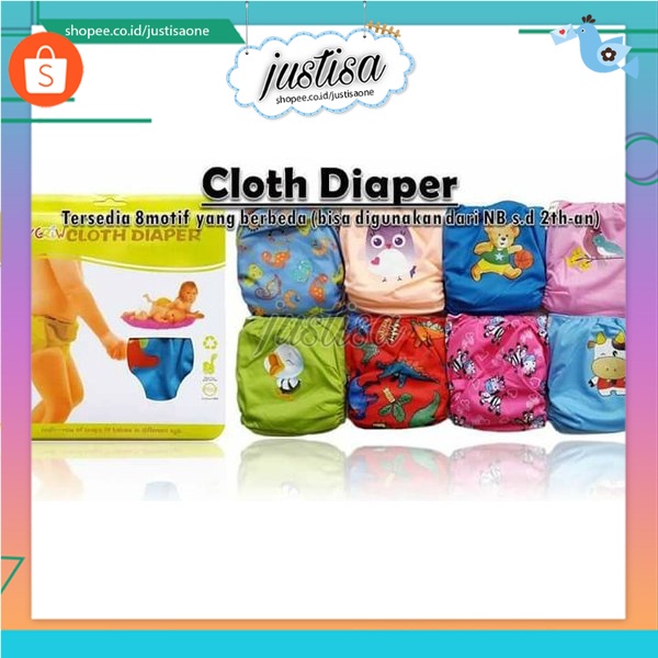 Promo !! CLOTH DIAPER - POPOK CUCI ULANG / DIAPER BABY GROW / POPOK CUCI ULANG BABY GROW
