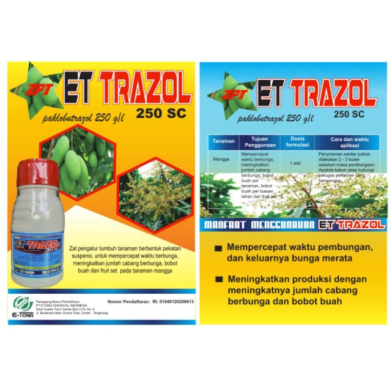 Perangsang bunga mangga | bosster mangga etrazol