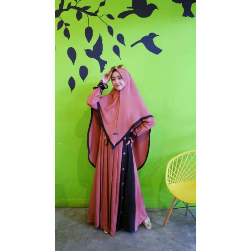 gamis mauza ORI viola hijab