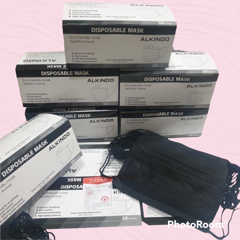 YNB EARLOP MASKER 3PLY 1BOX ISI 50PCS