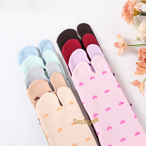 KAOS KAKI NILON PREMIUM JEMPOL WANITA MUSLIMAH MOTIF HATI KECIL