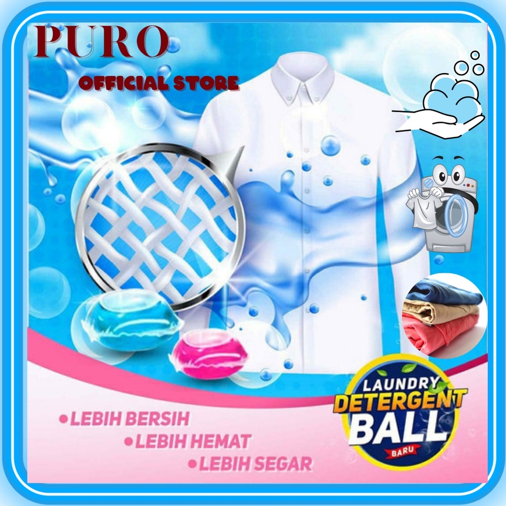 Sabun Gel Laundry / Laundry Gel Sabun Cuci Bentuk Gel Sabun Cuci Cair Detergen Cair Pewangi Sabun Cuci Baju Laundry Detergen Ball Bola Laundry Gel