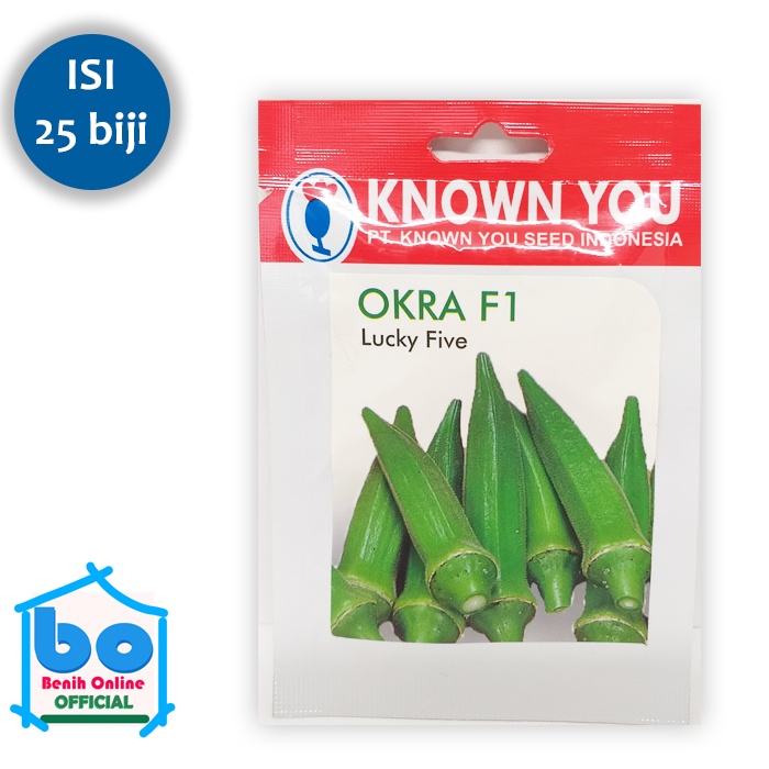 Benih bibit Okra Hijau F1 Known You Seed
