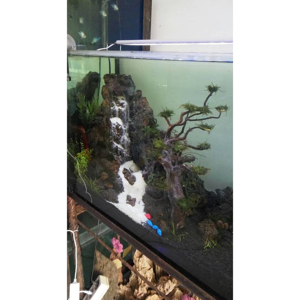 Terbaru Tebing Air Terjun Untuk Aquascape Tinggi 30cm Shopee