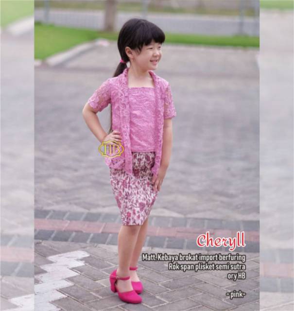 CHERYLL RnB Brukat anak || set kebaya batik anak best seller!!