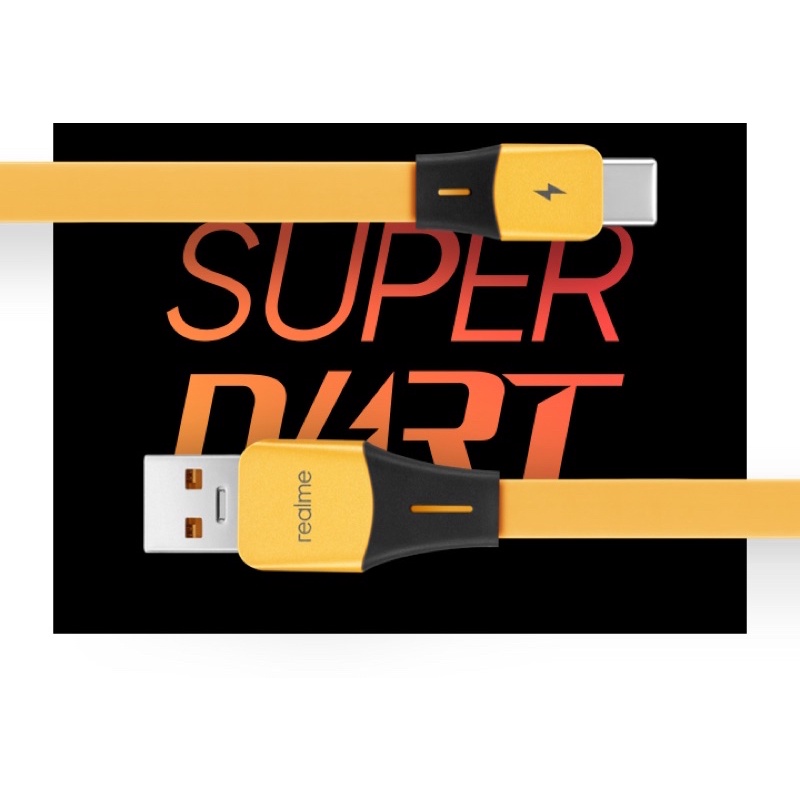 KABEL DATA REALME SUPER DART MICRO USB/ TYPE C 65W 30W CABLE REALME SUPERDART