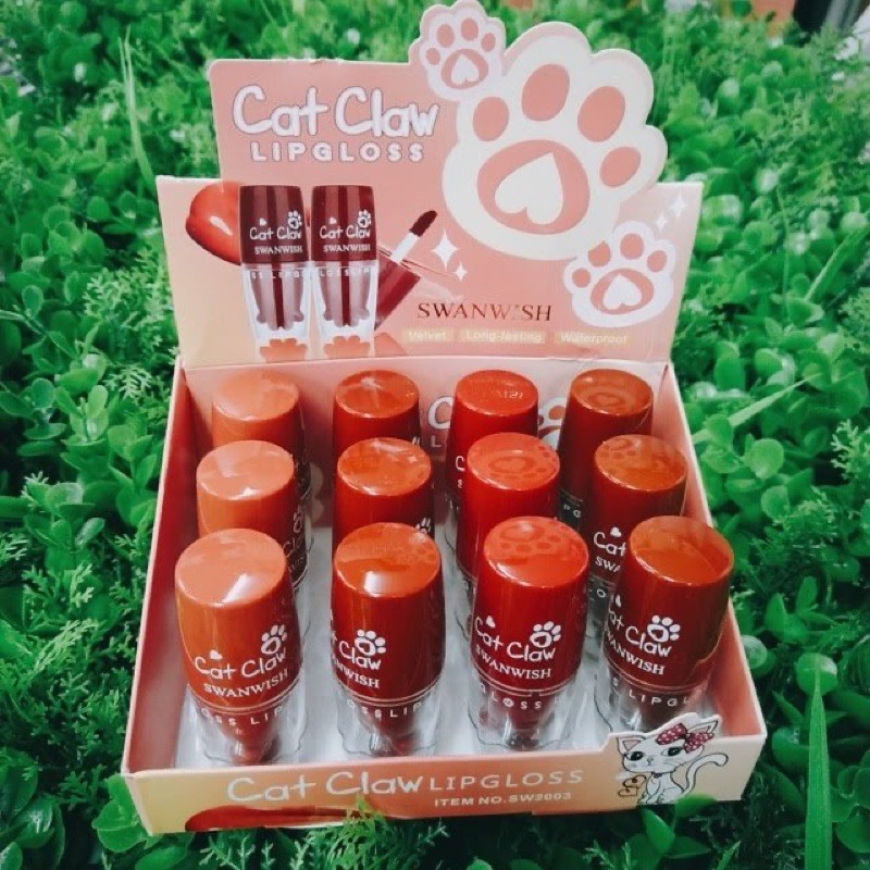 [Per Batang] Lipcream Swanwish Cat Claw Velvet Longlasting Waterproof