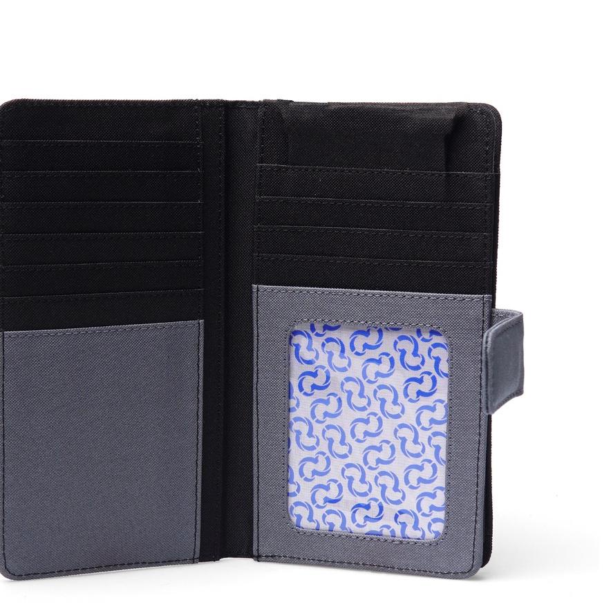 Ready ♾️ Wallts Delmont Black Charcoal - Tas Dompet HP Handphone Selempang Wanita dan Pria Phone Wallet (ಥPenjualan Berkualitas}㊂