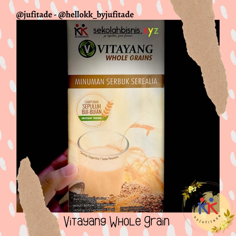 

MINUMAN/MAKANAN CEREAL VITAYANG WHOLEGRAINS