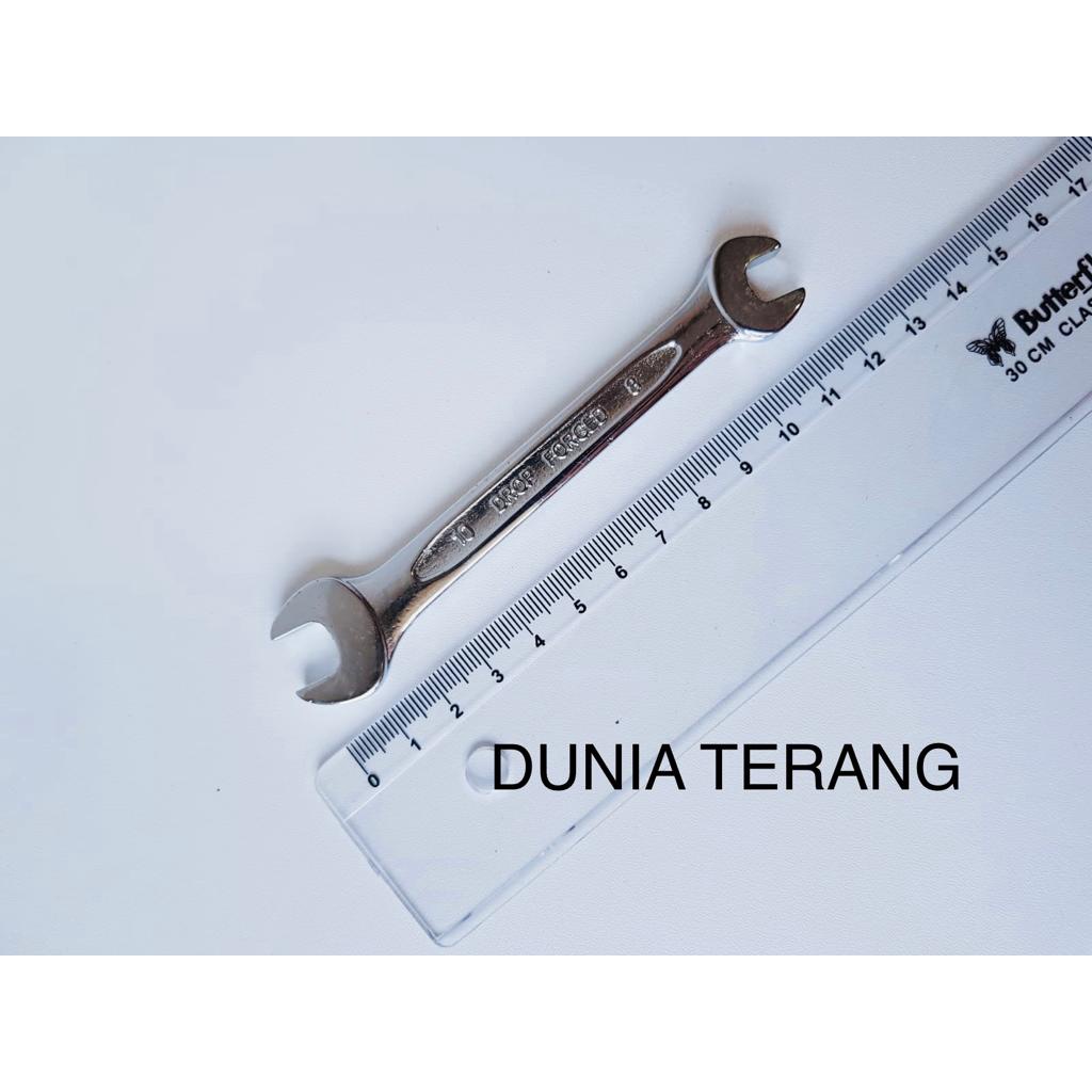 KUNCI PAS ATS 8x10 mm 8 mm 10 mm - Kunci Buka 8mmx10mm - Konci Pas 8-10 - Double Open End Spanner 8mm 10mm ATS