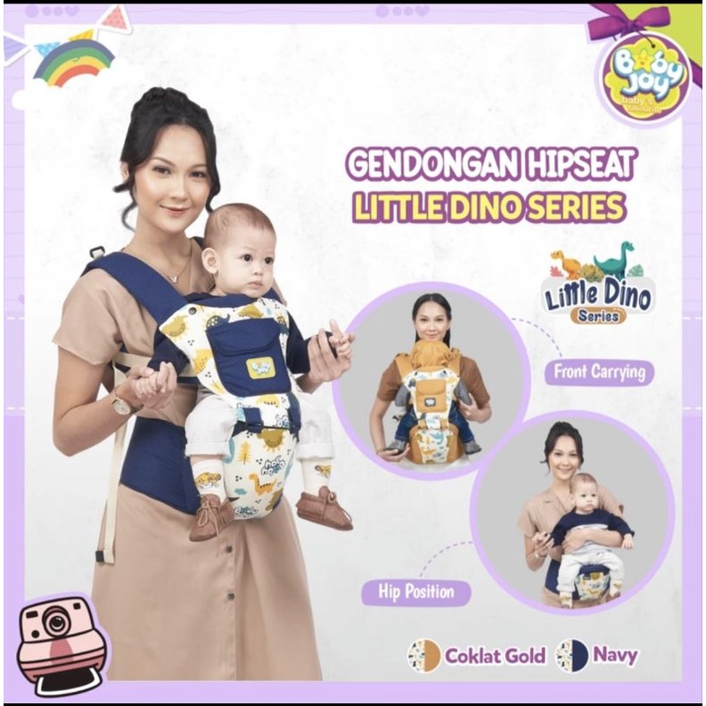 Baby Joy Gendongan Bayi Model Hipseat Little Dino Series