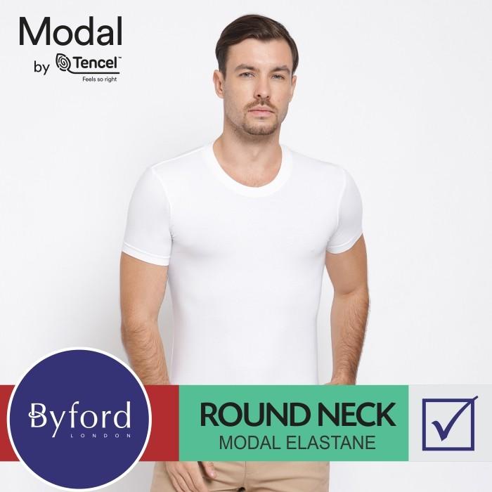 Kaos | Byford Kaos Dalam Kerah Bulat / Tbyt05R1Mswht